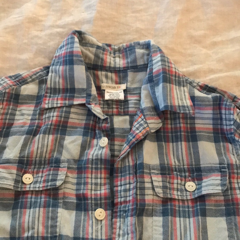 J crew boys button down
